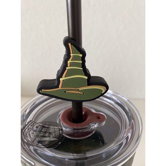 Universal Studios WICKED Elphaba Witch Hat Metal Tumbler With Straw NEW - Picture 6 of 16